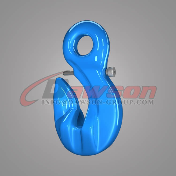 Gancho de agarre de ojo especial de grado 100 con pasador de seguridad, gancho de agarre de ojo forjado G100 para levantar eslingas de cadena - Fabricante, proveedor de China
