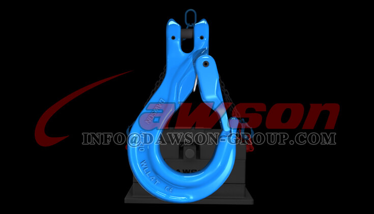 Aplicaci&oacute;n de gancho de horquilla de grado 100 con pestillo fundido, gancho de horquilla G100 - Dawson Group - F&aacute;brica de China