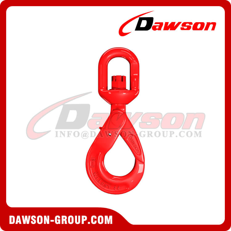 DS083 G80 Gancho autoblocante giratorio de tipo europeo para eslingas de cadena - Dawson Group Ltd. - Fabricante, f&aacute;brica de China