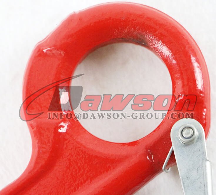 DS013 Gancho para eslinga con ojo de grado 80 con pestillo fundido para eslingas de cadena - Dawson Group Ltd. - Proveedor de China