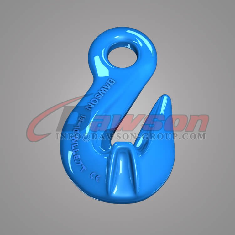 G100 Eye Shortening Cradle Grab Hook with Wings, Grade 100 Forged Alloy Steel Eye Hook for Chain Slings - Dawson Group Ltd. - China Manufacturer, Supplier Gancho de agarre de cuna con acortamiento de ojo G100 con alas, gancho de ojo de acero de aleación forjado de grado 100 para eslingas de cadena - Dawson Group Ltd. - Fabricante, proveedor de China