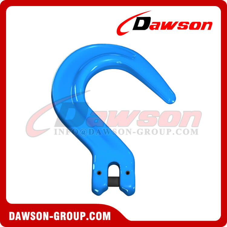 Grade 100 Forged Steel Clevis Foundry Hook, G100 Clevis Type Large Opening Hook for Lifting - Dawson Group - China Factory グレード 100 鍛造鋼クレビス鋳造フック、持ち上げ用 G100 クレビス タイプ大開口フック - Dawson Group - 中国工場