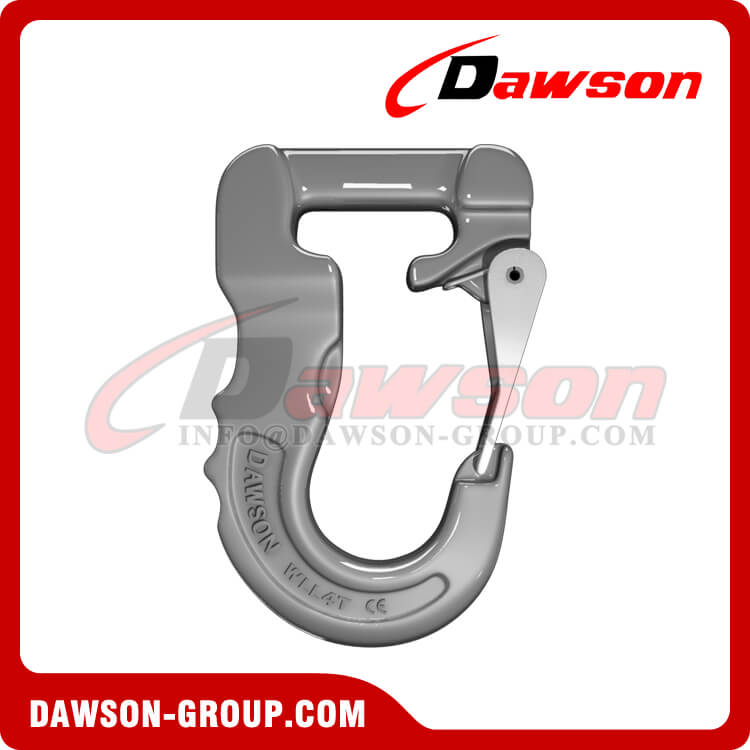 Grade 100 Web Sling Hook, G100 Synthetic Alloy Round Sling Hook 4T - Dawson Group Ltd. - China Supplier Gancho de estilingue de rede grau 100, gancho de estilingue redondo de liga sintética G100 4T - Dawson Group Ltd.
