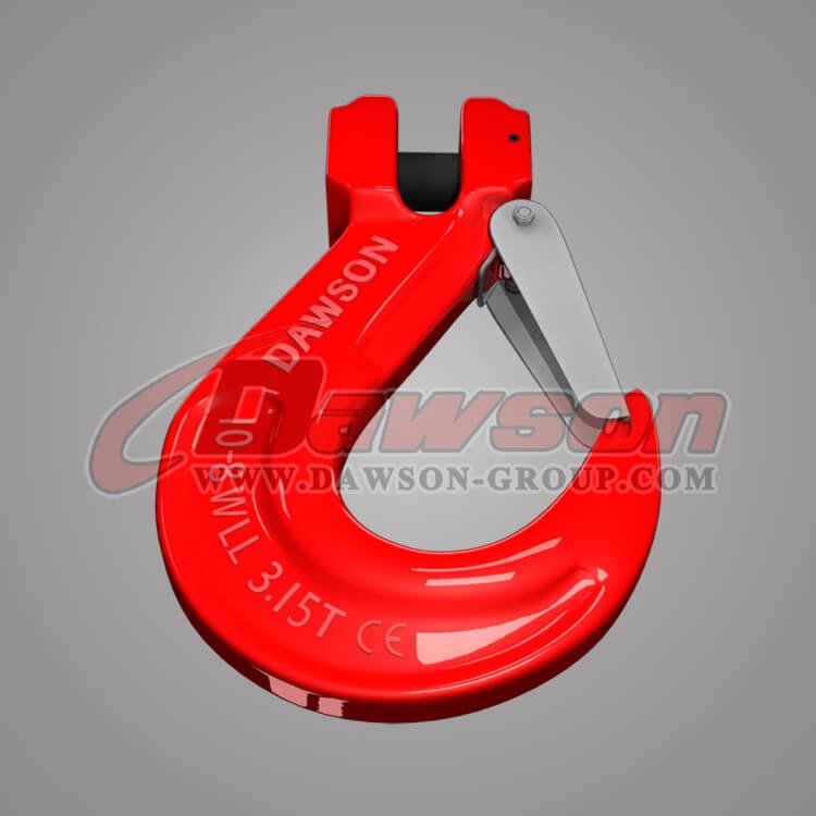 Gancho de eslinga tipo horquilla de grado 80 con pestillo fundido - F&aacute;brica de China, exportador