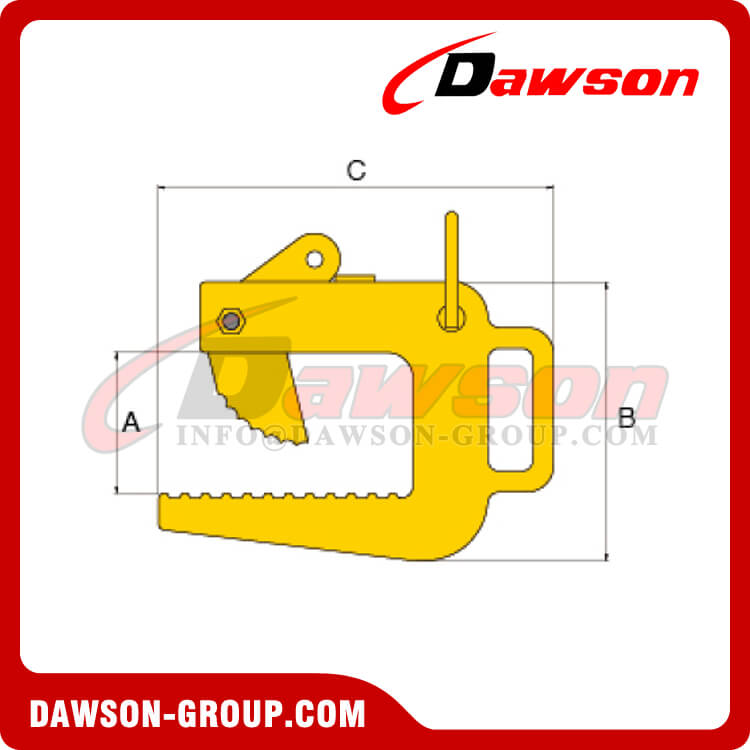 DS-TBC نوع مشبك الأنابيب الخرسانية للرفع - Dawson Group Ltd. - الصين المورد