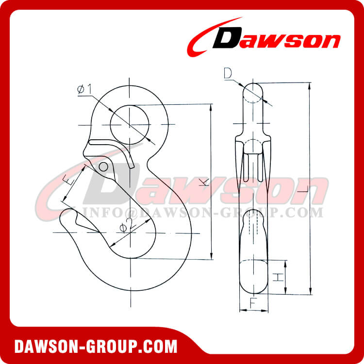 DS218 G80 アイ スリング フック - Dawson Group Ltd. - 中国メーカー、工場