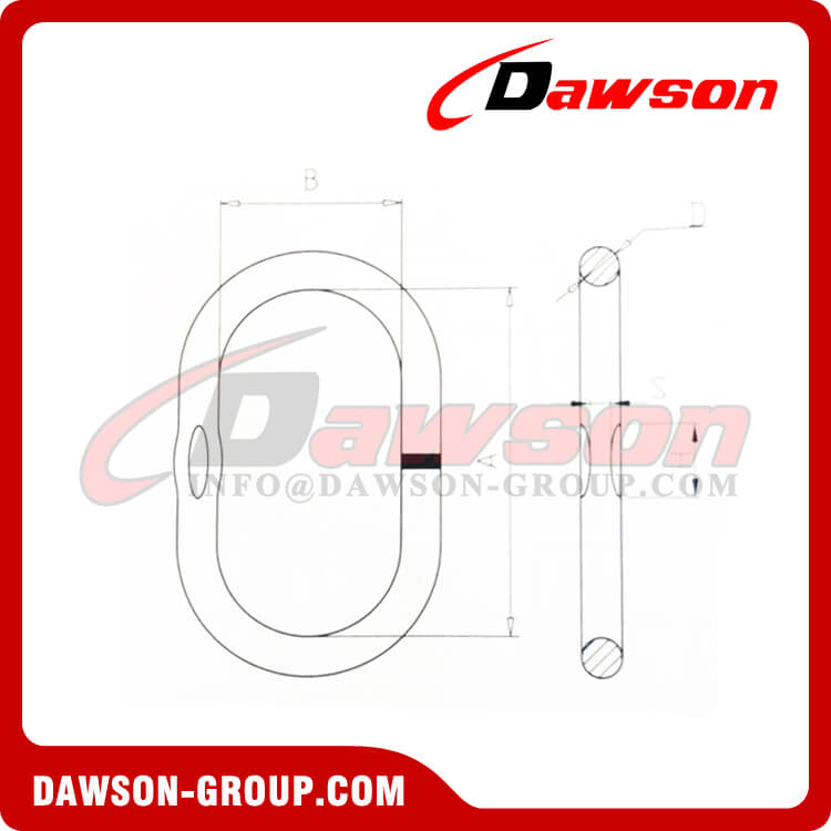 Enlace maestro de tipo europeo DS487 G80 - Dawson Group Ltd. - Fabricante, f&aacute;brica de China