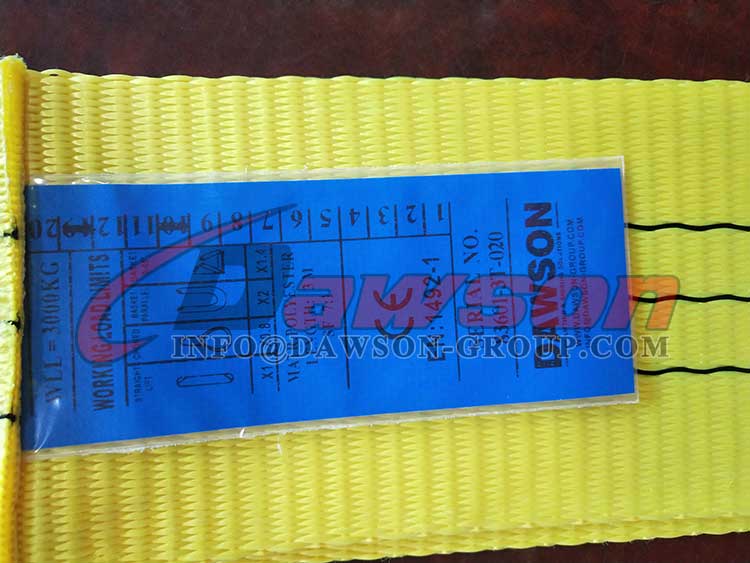 Eslinga de cinta 3T 3M, eslingas de eleva&ccedil;&atilde;o de poli&eacute;ster - Dawson Group Ltd. - Fabricante, fornecedor, f&aacute;brica na China