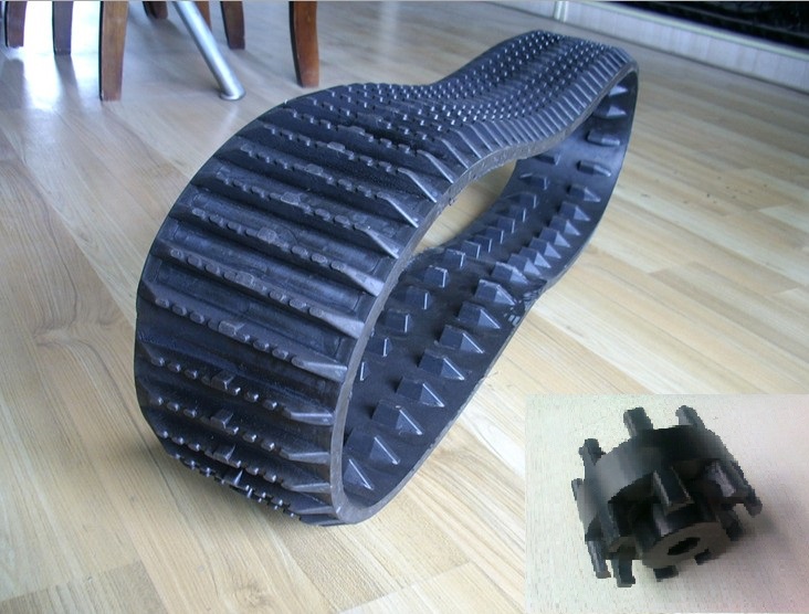 Rubber Track for agriculture/robot (136x45x41)