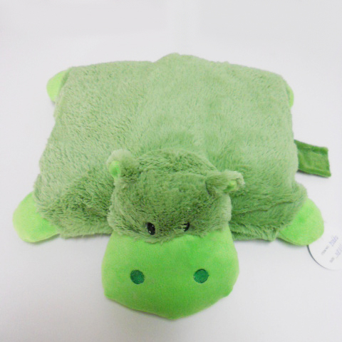 Cute Stuffed Plush Animal Baby Hippo Pillow 