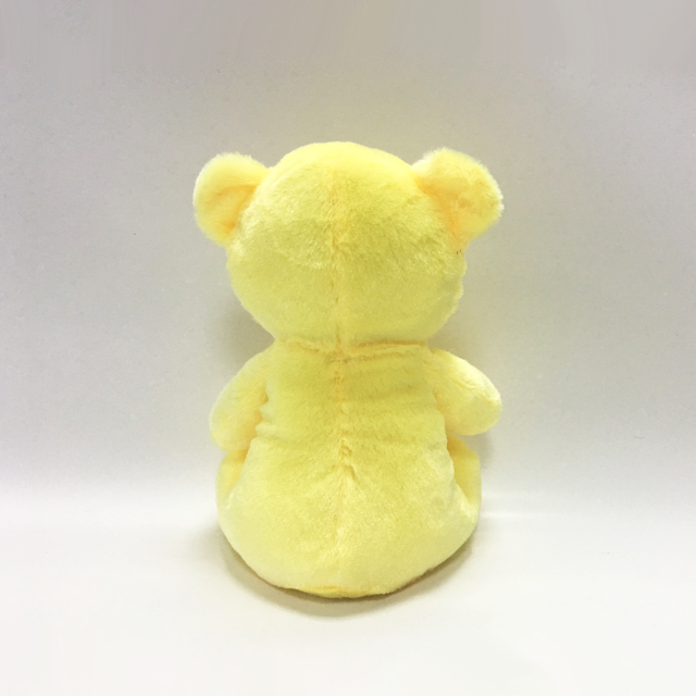 Romantic Yellow Soft Plush Teddy Bear Gift with Heart