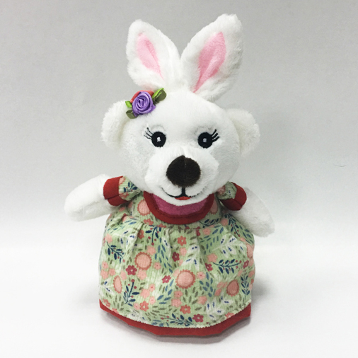 Customized Plush Rabbit Teddy Bear Toys with Sweety Dress