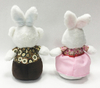 Sweety dress Couple rabbit teddy bear toys for wedding gifts 