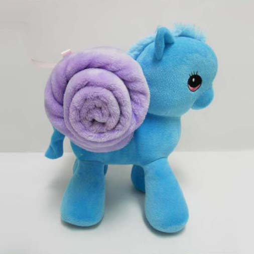 Stuffed Soft Plush 11" Little Pony Toy Baby Blanket