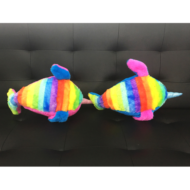 Newest Colorful Unicorm Dolphin Sea Animal Plush Kids Toy