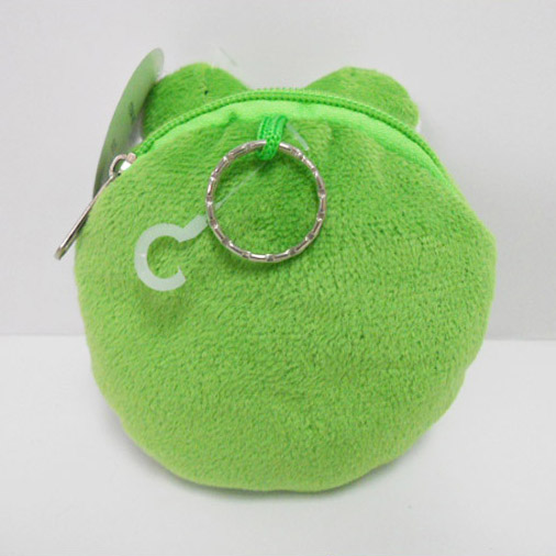 Cute Soft Plush Frog Shaped Coin Purse for Kids