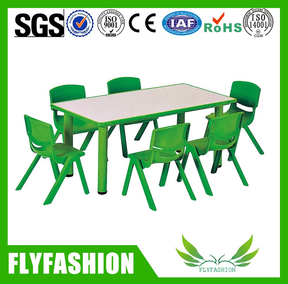 Modern Metal Frame Children Table with Four Chairs (SF-19C)