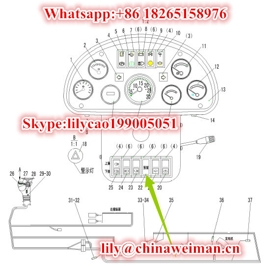 Sdlg LG936 LG938 LG956 LG958 LG968 Wheel Loader Panel Assembly Parts Cover Plate Jk931-01GB 4130000496