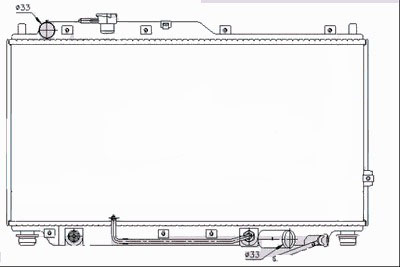 Radiator for KIA