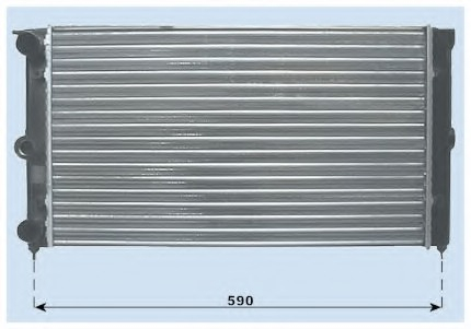 Radiator for audi