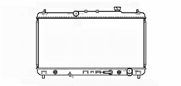 Radiator for TOYOTA