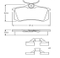 Brake pad for RENAULT