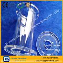 Quartz flange, quartz heat shield, quartz insulation ring, quartz ring, quartz insulated top cover