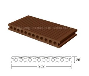 Decking en bois imperm&eacute;able &agrave; l'eau de plastique de PE de d&eacute;coration ext&eacute;rieure du fournisseur WPC de la Chine