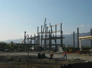 Entrep&ocirc;t pr&eacute;fabriqu&eacute; de structure m&eacute;tallique de poids l&eacute;ger de co&ucirc;t bas