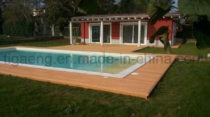 Carrelage ext&eacute;rieur recyclable respectueux de l'environnement mat&eacute;riel neuf moderne de WPC