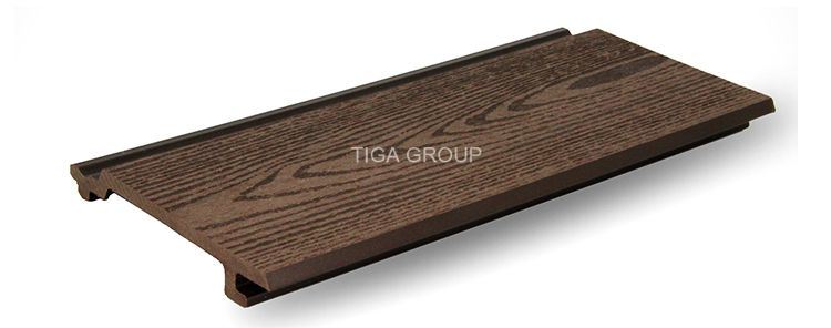Tuile &agrave; extr&eacute;mit&eacute; &eacute;lev&eacute; de rev&ecirc;tement de mur de la d&eacute;coration ext&eacute;rieure et int&eacute;rieure Material/WPC