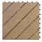 Tuile en bois ext&eacute;rieure de Decking de PE/anti plancher UV d'Outerior DIY WPC