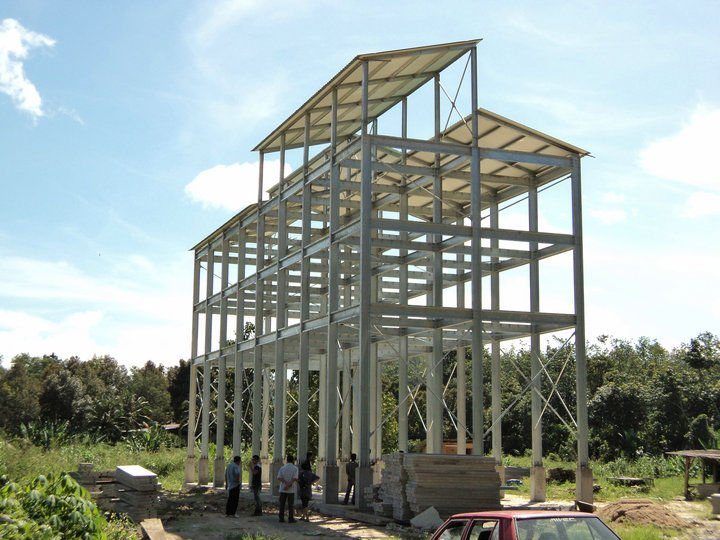 Prebuilt Steel Structure Supermarket/Shopping Mall for Chile