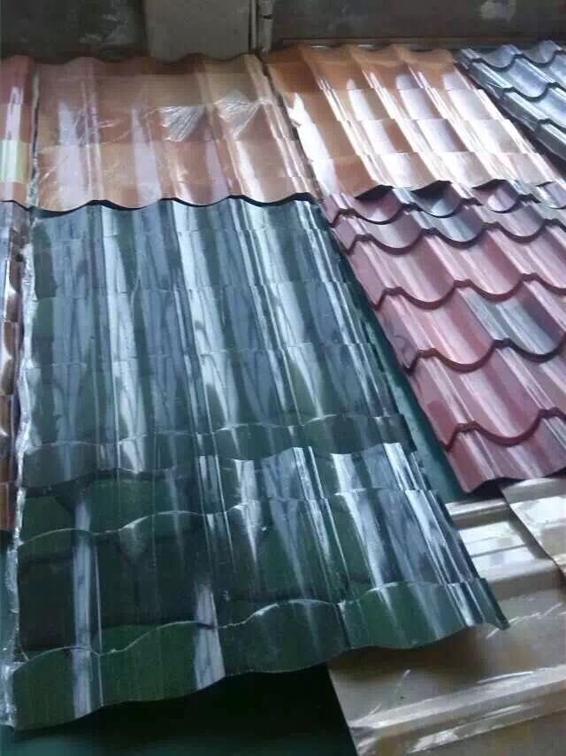 PPGI Waved Steel Sheet/Color-Coated Glazed Roof Tiles