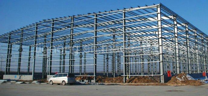 Good Quality Heavy-Duty Workshop/Euro Steel Structure Project for Sierra Leone