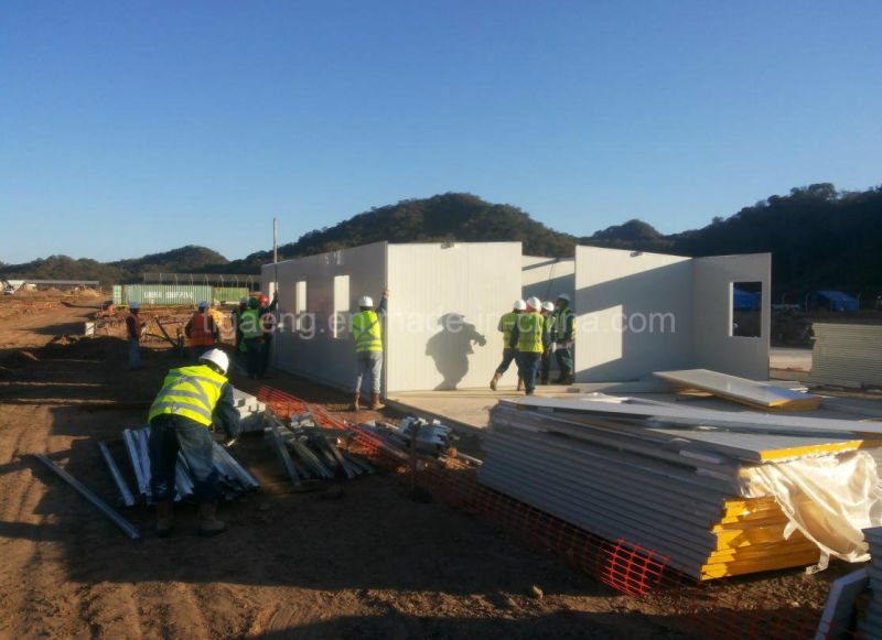 Low Cost EPS Sandwich Wall Panels Portable House/Prefabricated Office