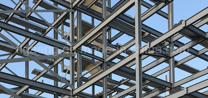 High-End Heavy Structure Space Frame/ Steel Structure Warehouse for Benin