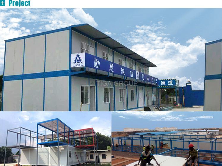 Pre-Made Container House/Prefabricated Tiny Container Home for South America