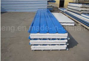 Los paneles de emparedado de acero revestidos del color del EPS para el panel de la azotea/el panel de pared