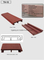 Suelo pl&aacute;stico de madera del Decking del compuesto WPC del color natural para el jard&iacute;n