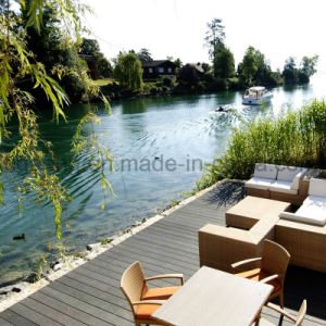 Decking al aire libre inferior r&aacute;pido del mantenimiento WPC de la asamblea y del desmontaje