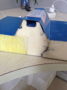 El panel de emparedado incombustible de la PU del poliuretano del panel 50m m de /Wall de la azotea