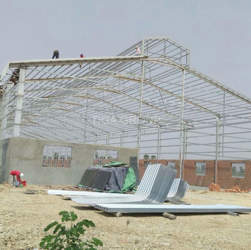 Easy Assembly Steel Portal Frame Prefabricated Warehouse