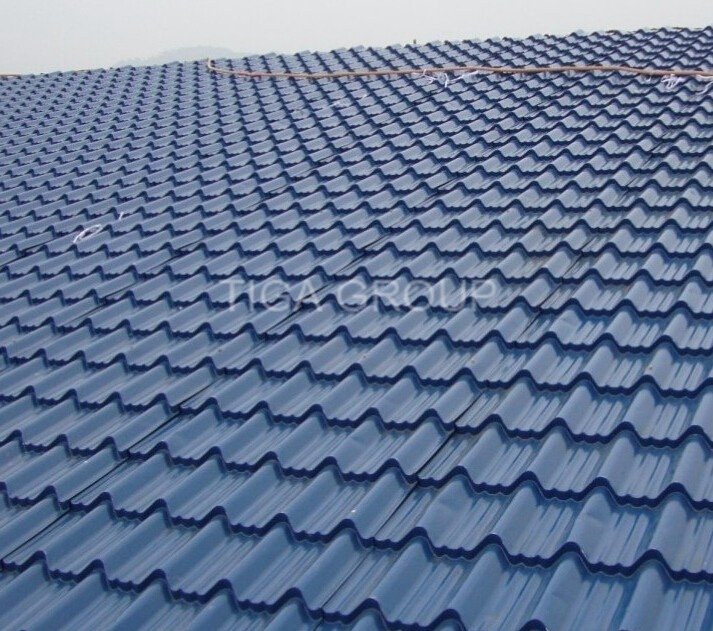 Color Steel Sheet Prepainted Aluzinc Glazed Roof Tile From Chinese Supplier