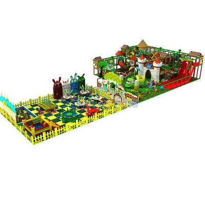 Мягкая крытая игровая площадка для детей Jungle Themed Amusement Adventure