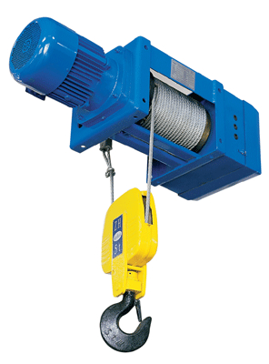 FOOT MOUNTED HOIST(2/1 Rope reeving)