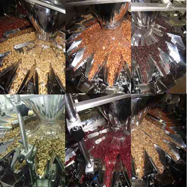 mixed nuts weighing machine (combination weigher)