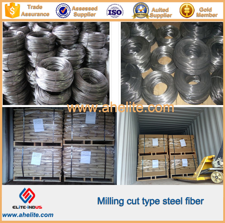 Milling cut type steel fiber