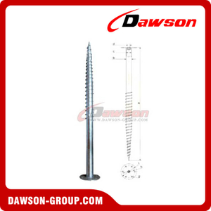 DSb12 F76 × 1600 × 220 Earth Auger F Série Ground Pile