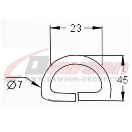 DSWH053 D リングの図面 - Dawson Group Ltd. - 中国メーカー、サプライヤー、工場